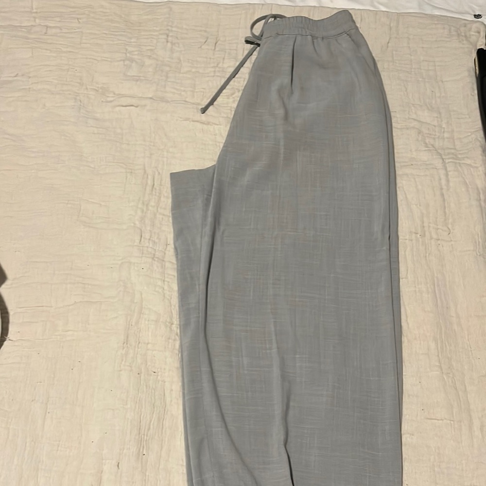Gray casual pants